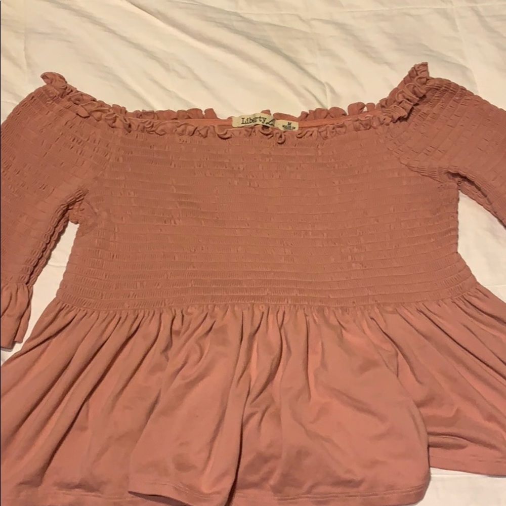 Pink crop top